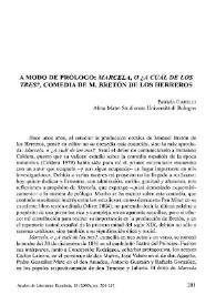 A modo de prólogo: "Marcela, o ¿a cuál de los tres?", comedia de M. Bretón de los Herreros / Patrizia Garelli | Biblioteca Virtual Miguel de Cervantes