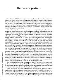 Un cuento perfecto / César Leante | Biblioteca Virtual Miguel de Cervantes