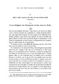 Diez y seis cartas de Ana de San Bartolomé. (Conclusión) / Bernardino de Melgar | Biblioteca Virtual Miguel de Cervantes