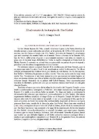 El salvamento de los templos de Abu-Simbel. [1967] / Martín Almagro Basch | Biblioteca Virtual Miguel de Cervantes