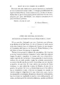 "Curso de Historia de España" del catedrático del Instituto de Gerona D. Rafael Ballester y Castell / M. Gómez-Moreno | Biblioteca Virtual Miguel de Cervantes