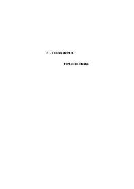 El trabajo fijo (teatro breve) / Carlos Etxeba | Biblioteca Virtual Miguel de Cervantes