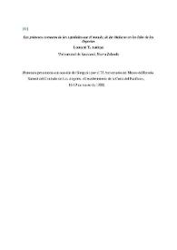Los primeros contactos de los españoles con el mundo, de las Molucas en las Islas de las Especies / Leonard Y. Andaya | Biblioteca Virtual Miguel de Cervantes