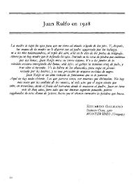 Juan Rulfo en 1928 / Eduardo Galeano | Biblioteca Virtual Miguel de Cervantes