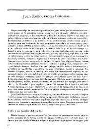 Juan Rulfo, tantas historias... / Manuel Quiroga Clérigo | Biblioteca Virtual Miguel de Cervantes