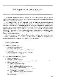 Bibliografía de Juan Rulfo / José Carlos González Boixo | Biblioteca Virtual Miguel de Cervantes