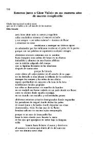 Retornos junto a César Vallejo / Alfredo Buxán | Biblioteca Virtual Miguel de Cervantes