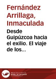 Desde Guipúzcoa hacia el exilio. El viaje de los jesuitas desterrados (1767) / Inmaculada Fernández Arrillaga | Biblioteca Virtual Miguel de Cervantes