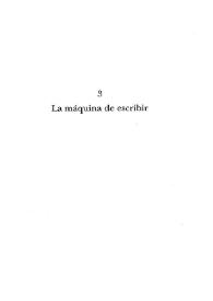 La máquina de escribir / Graciela Cabal | Biblioteca Virtual Miguel de Cervantes