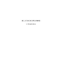 El cuchipando | Biblioteca Virtual Miguel de Cervantes