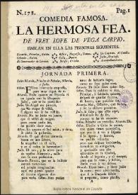 La hermosa fea / de Frey Lope de Vega Carpio | Biblioteca Virtual Miguel de Cervantes