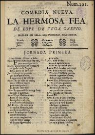 La hermosa fea / de Lope de Vega Carpio | Biblioteca Virtual Miguel de Cervantes