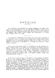 Noticias. Boletín de la Real Academia de la Historia, tomo 82 (enero 1923). Cuaderno I | Biblioteca Virtual Miguel de Cervantes