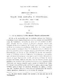 Jerónimo Münzer. Viaje por España y Portugal en los años 1494 y 1495. (Conclusión) / versión del latín por Julio Puyol | Biblioteca Virtual Miguel de Cervantes