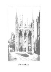 Enterramiento de la Reina de Inglaterra, Doña Catalina de Aragón, mujer de Enrique VIII, en la Catedral de Peterborough / Alfonso Merry del Val | Biblioteca Virtual Miguel de Cervantes