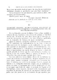 Colección general de documentos relativos al descubrimiento, conquista y colonización del archipiélago filipino / Ángel de Altolaguirre | Biblioteca Virtual Miguel de Cervantes