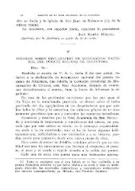 Informe sobre declaración de monumento nacional del puente romano de Alcántara / Antonio Blázquez | Biblioteca Virtual Miguel de Cervantes