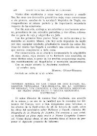 Informe acerca de las obras de don Rafael Ballester titulados "Bibliografía de la Historia de España", "Un Cronista y una Crónica medieval en pleno siglo XVIII" y "Nueva Geografía Universal" / Ricardo Beltrán Rózpide | Biblioteca Virtual Miguel de Cervantes