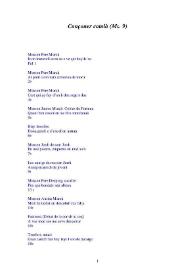 Cançoner català (Ms. 9) | Biblioteca Virtual Miguel de Cervantes