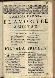 El amor y el amistad | Biblioteca Virtual Miguel de Cervantes
