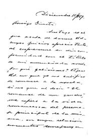 Lynch, Benito. 11 de diciembre de 1929 | Biblioteca Virtual Miguel de Cervantes
