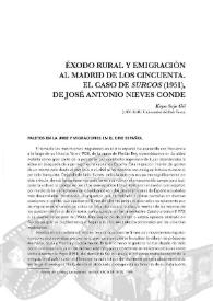 Éxodo rural y emigración al Madrid de los cincuenta. El caso de Surcos (1951), de José Antonio Nieves Conde / Kepa Sojo Gil | Biblioteca Virtual Miguel de Cervantes