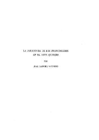 La influencia de los franciscanos en el arte quiteño / por José Gabriel Navarro | Biblioteca Virtual Miguel de Cervantes