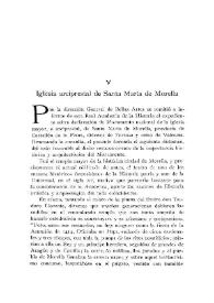 Iglesia arciprestal de Santa María de Morella / Elías Tormo | Biblioteca Virtual Miguel de Cervantes