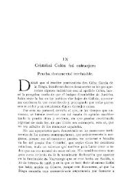 Cristóbal Colón fue extranjero : prueba documental irrefutable / Lucas de Torre | Biblioteca Virtual Miguel de Cervantes
