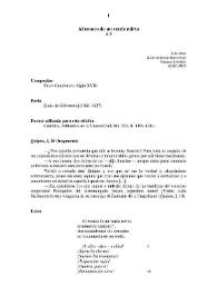 Al tronco de un verde mirto / compositor, Fray Gerónimo; poeta, Luis de Góngora; transcripción poético-musical, Lola Josa y Mariano Lambea | Biblioteca Virtual Miguel de Cervantes