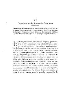 España ante la invasión francesa : las Juntas provinciales que precedieron a la formación de la Junta Suprema Central gubernativa del Reino / Ismael García Rámila | Biblioteca Virtual Miguel de Cervantes