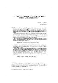 Leyendo a Ferrajoli : consideraciones sobre la jurisdicción | Biblioteca Virtual Miguel de Cervantes