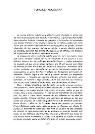 Función nocturna / Omar Prego | Biblioteca Virtual Miguel de Cervantes