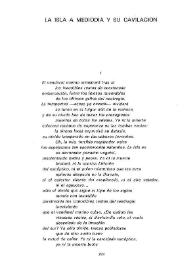 La isla a mediodia y su cavilación / Julio López | Biblioteca Virtual Miguel de Cervantes