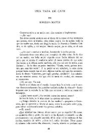 Una taza de café / por Romilda Mayer | Biblioteca Virtual Miguel de Cervantes