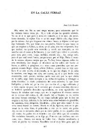 En la calle Ferraz / Alonso Zamora Vicente | Biblioteca Virtual Miguel de Cervantes