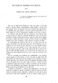 De cómo se termina una sequía / por Fernando Aínsa Amigues | Biblioteca Virtual Miguel de Cervantes