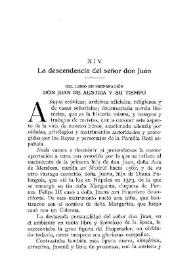 La descendencia del señor don Juan. Del libro en preparación "Don Juan de Austria y su tiempo" / el Marqués de la Vega Inclán | Biblioteca Virtual Miguel de Cervantes