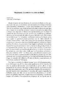 Velázquez, Calderón y el sitio de Breda / Frank Casa | Biblioteca Virtual Miguel de Cervantes