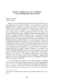 Sainetes, tonadillas, follas, volatinerías y otras destrezas en el Real Coliseo / María José Rodilla | Biblioteca Virtual Miguel de Cervantes