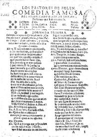 Los pastores de Belen / del licenciado Gaspar Lozano | Biblioteca Virtual Miguel de Cervantes
