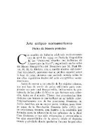 Arte antiguo norteamericano. Pieles de bisonte pintadas / Manuel Ballesteros Gaibrois y Paul Kirchhoff | Biblioteca Virtual Miguel de Cervantes