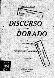 Discurso del Dorado | Biblioteca Virtual Miguel de Cervantes