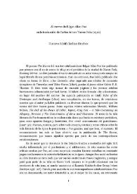 "El cuervo" de Edgar Allan Poe en la traducción de Carlos Arturo Torres Peña (1910) | Biblioteca Virtual Miguel de Cervantes
