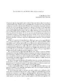 La cultura del Arcipreste : Prácticas materiales / Carlos Hawley Colón | Biblioteca Virtual Miguel de Cervantes