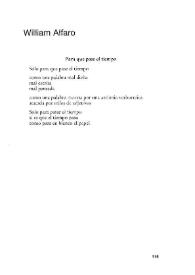 [Poesías] / William Alfaro | Biblioteca Virtual Miguel de Cervantes