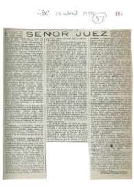 Señor juez / Joaquín Calvo-Sotelo | Biblioteca Virtual Miguel de Cervantes