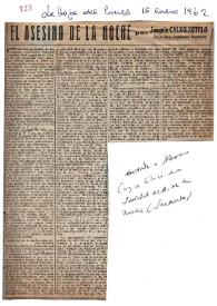 El asesino de la noche / Por Joaquín Calvo-Sotelo | Biblioteca Virtual Miguel de Cervantes