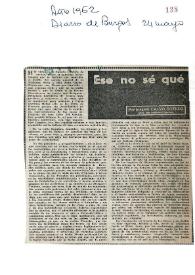 Ese no sé qué / Por Joaquín Calvo Sotelo | Biblioteca Virtual Miguel de Cervantes