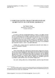 La especialización del sector minorista de alimentación en Dortmund (Alemania) / Ana Espinosa Seguí | Biblioteca Virtual Miguel de Cervantes